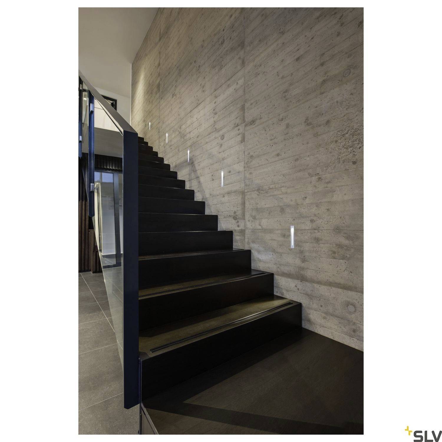 SLV 1002980 NOTAPO L LED-Wandeinbauleuchte LED fest eingebaut Weiß