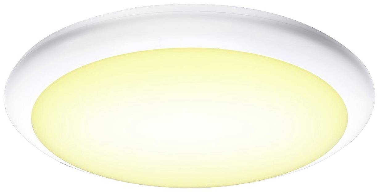 SLV 1005089 RUBA 27 LED-Deckenleuchte LED fest eingebaut 12W Weiß