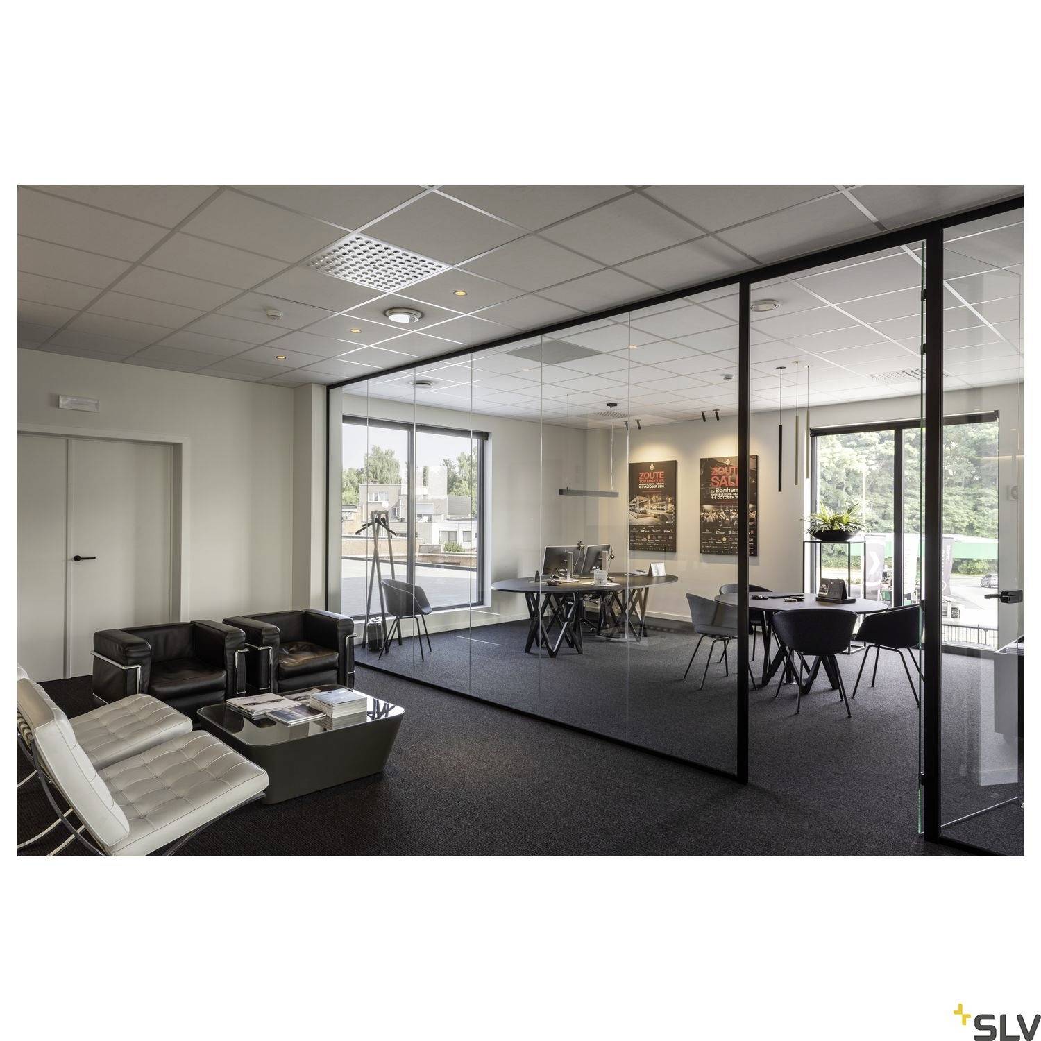 SLV 152380 KARPO 30 LED-Einbauleuchte LED fest eingebaut 7.5W Schwarz