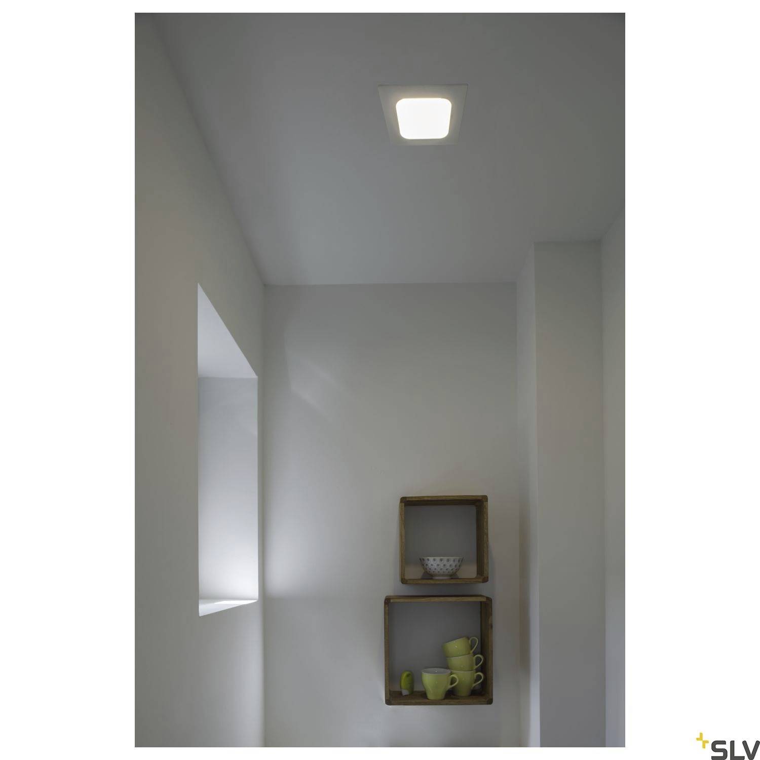 SLV 1003011 SENSER 12 LED-Einbauleuchte LED fest eingebaut Weiß