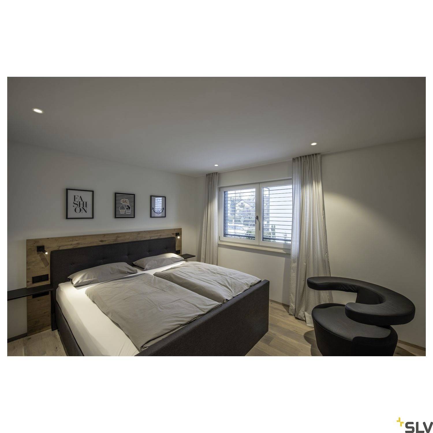 SLV 1002099 PATTA-I LED-Einbauleuchte LED fest eingebaut Weiß