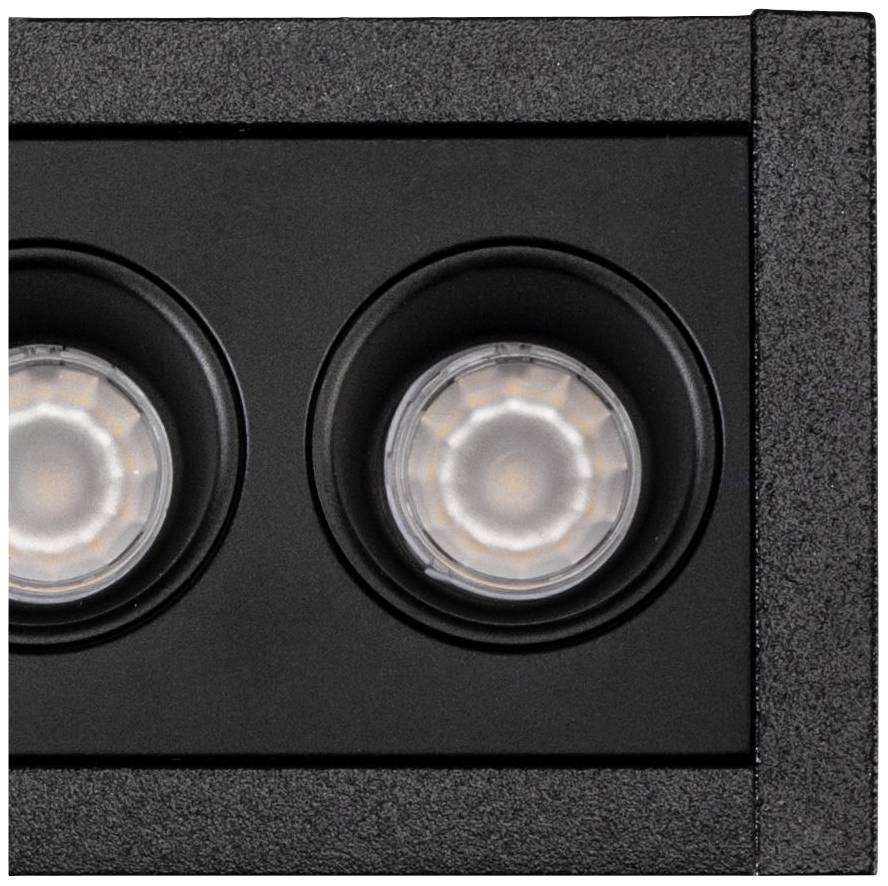 SLV 1005415 MILANDOS 6 LED-Einbauleuchte LED fest eingebaut Schwarz