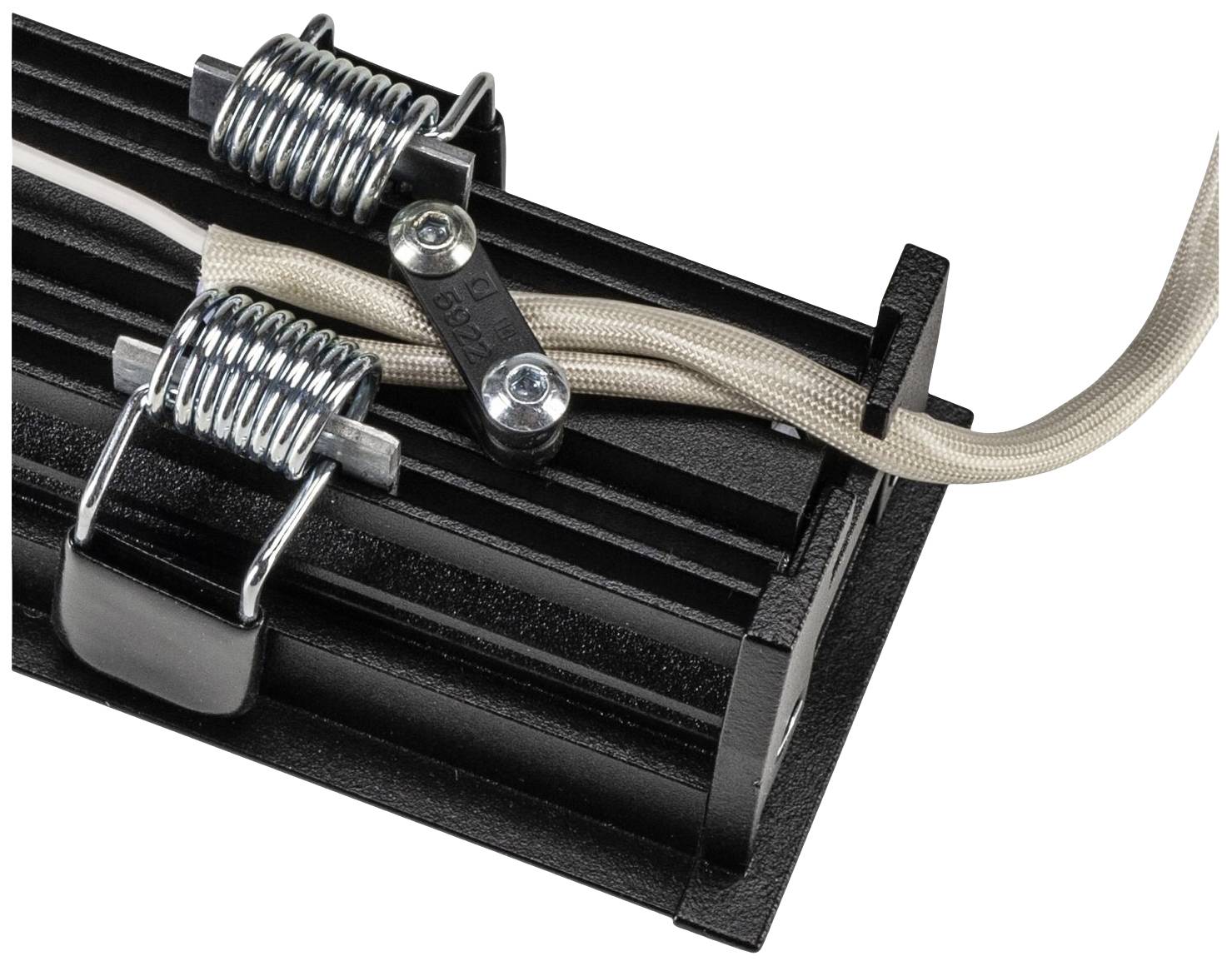 SLV 1005415 MILANDOS 6 LED-Einbauleuchte LED fest eingebaut Schwarz