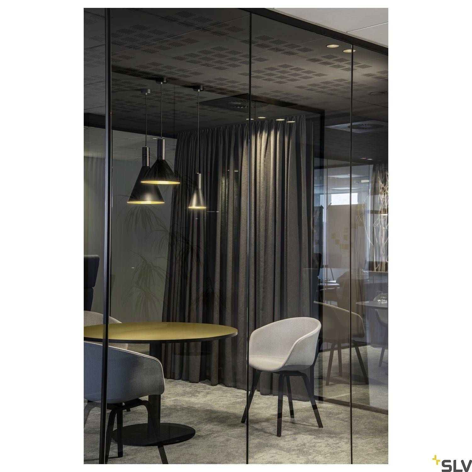 SLV PHELIA 20 1002950 Pendelleuchte E27 23W Gold