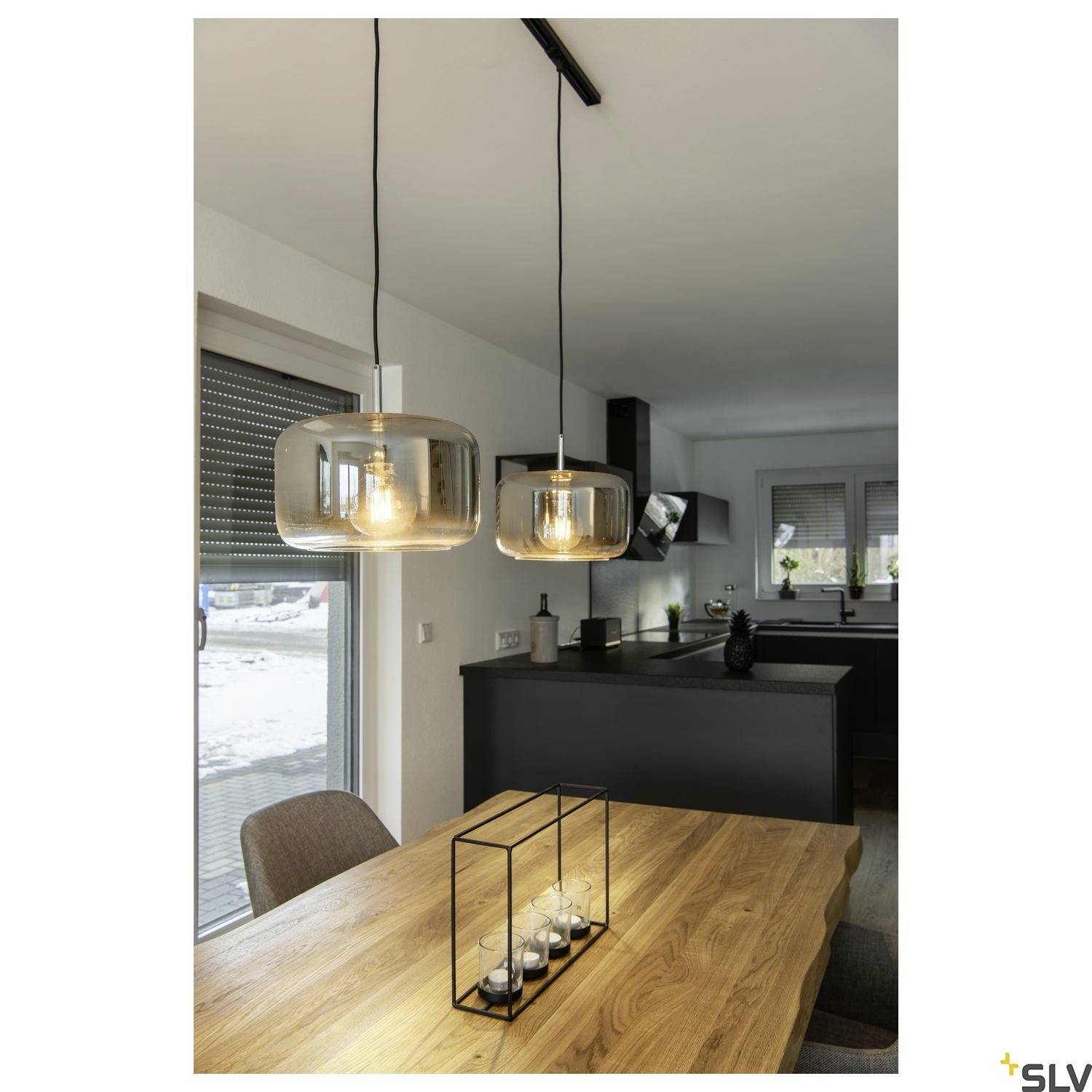 SLV PANTILO 28 1003006 Pendelleuchte E27 15W Chrom