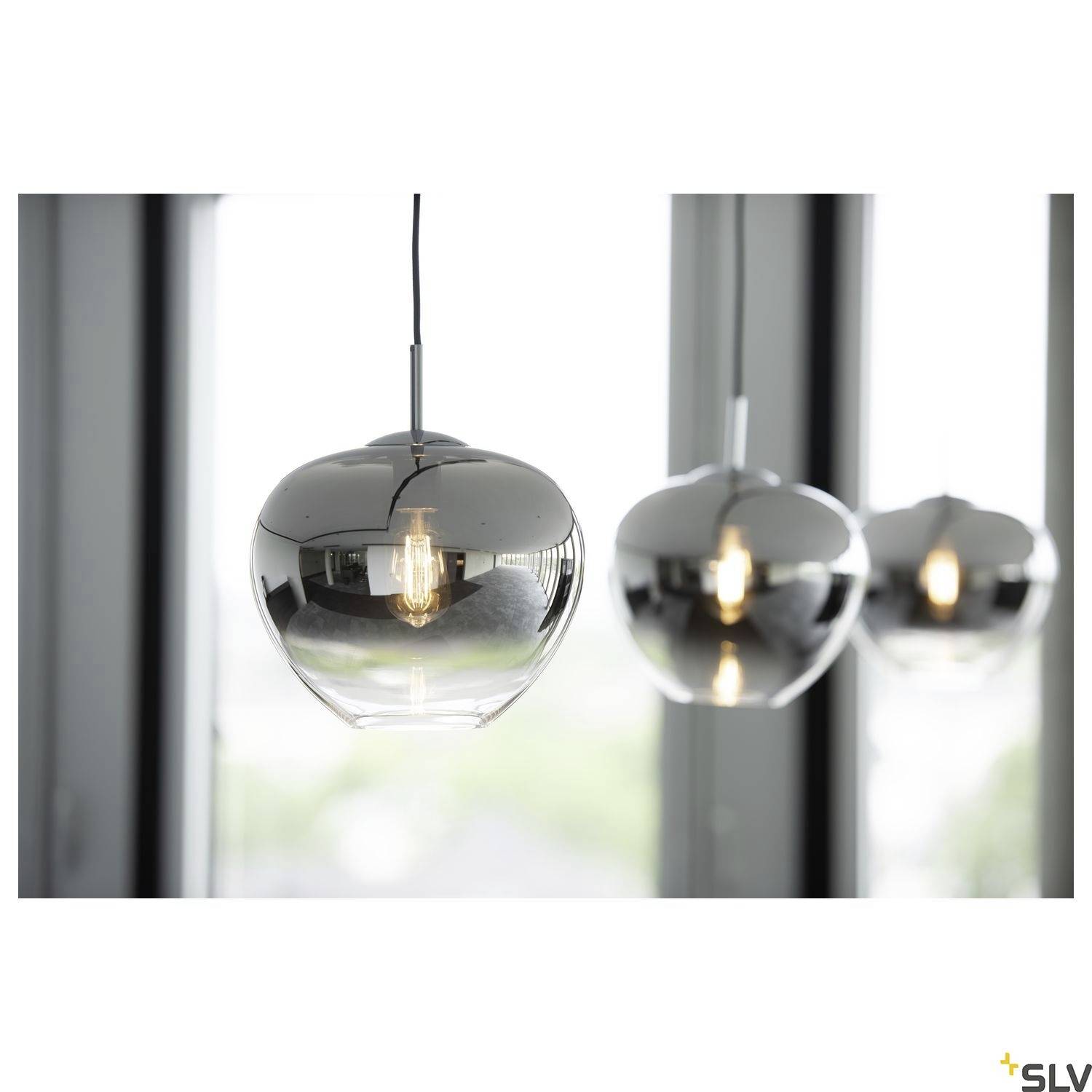 SLV PANTILO CONVEX 29 1003443 Pendelleuchte E27 40W Chrom