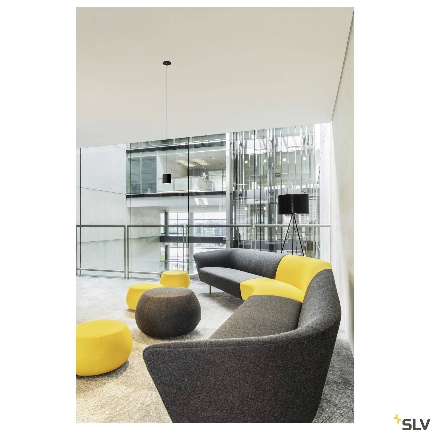 SLV OCULUS 1004672 LED-Pendelleuchte LED fest eingebaut 10.5W Schwarz