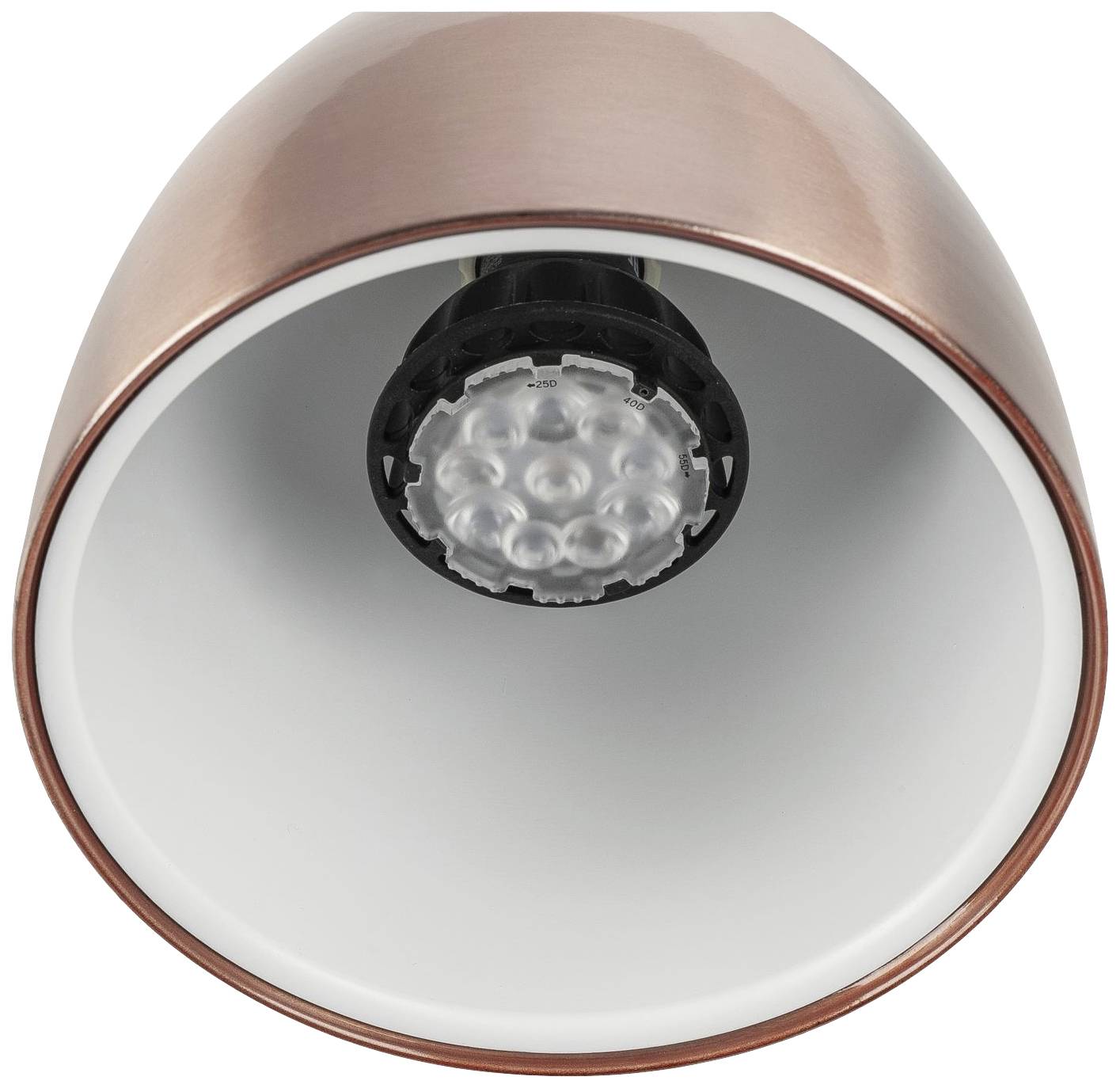 SLV PARA CONE 14 LED-Schienenstrahler GU10 25W Kupfer