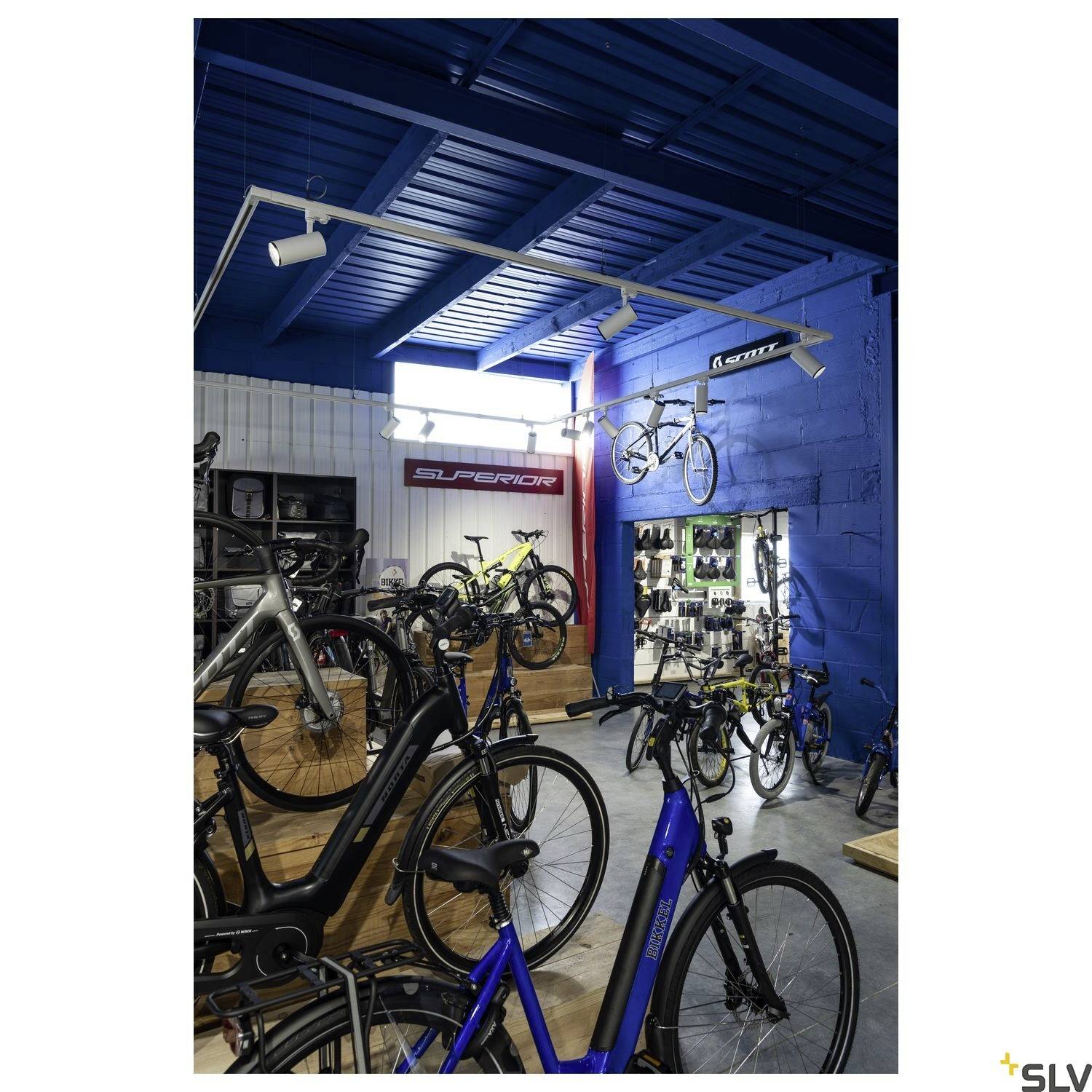 SLV NUMINOS L LED-Schienenstrahler 3phasig LED fest eingebaut 25.41W Weiß