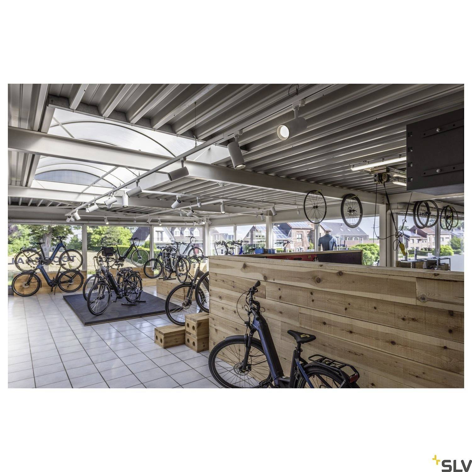 SLV NUMINOS L LED-Schienenstrahler 3phasig LED fest eingebaut 25.41W Weiß