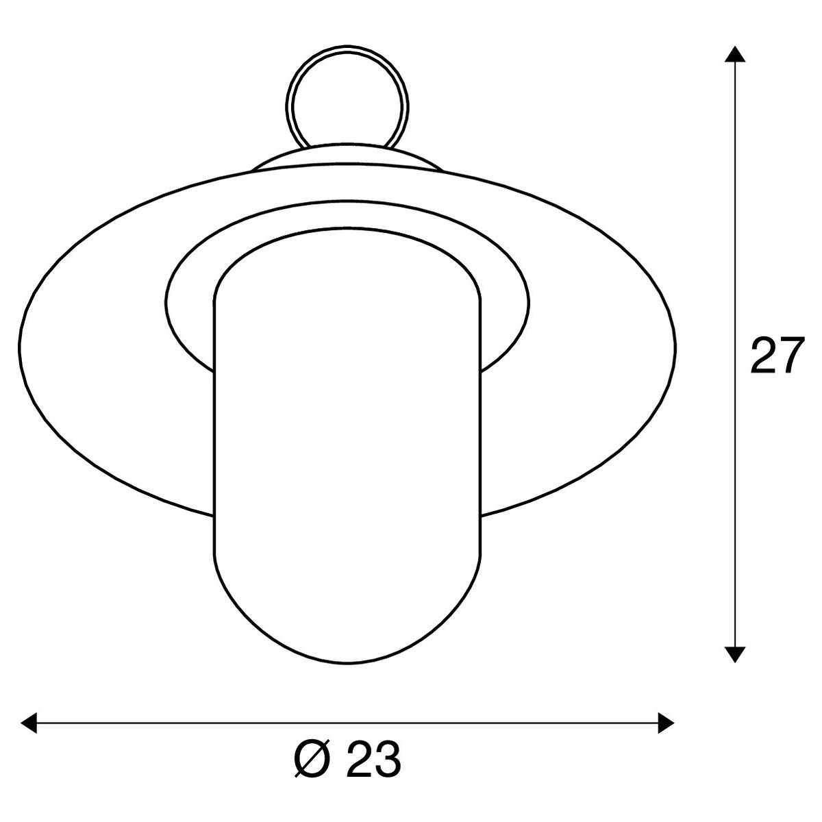 SLV MOLAT 1000821 Pendelleuchte E27 60W Anthrazit