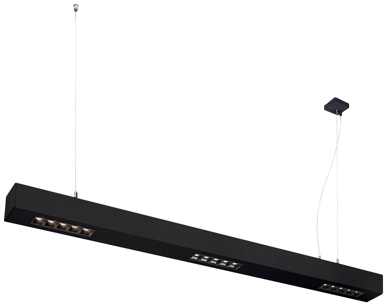 SLV Q-LINE ® 1000927 LED-Pendelleuchte LED fest eingebaut 14.1W Schwarz