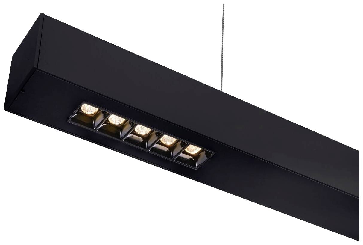 SLV Q-LINE ® 1000927 LED-Pendelleuchte LED fest eingebaut 14.1W Schwarz