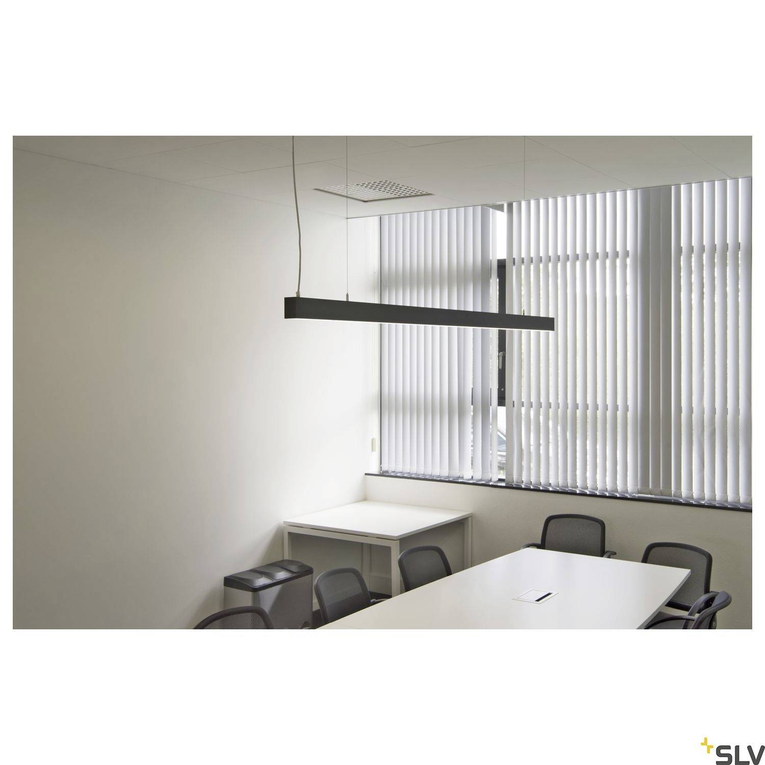 SLV GLENOS 1001409 LED-Pendelleuchte LED fest eingebaut 46W Schwarz