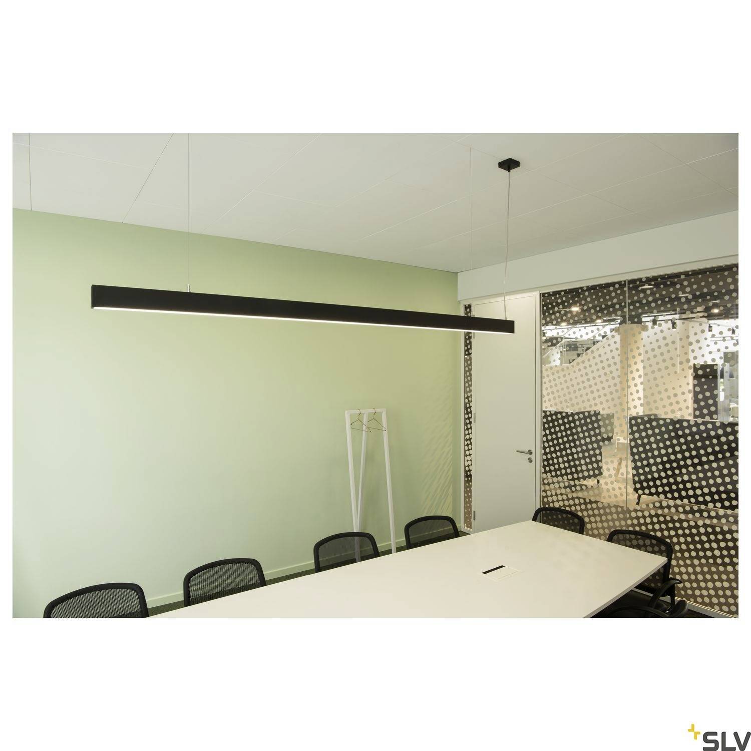 SLV GLENOS 1001409 LED-Pendelleuchte LED fest eingebaut 46W Schwarz