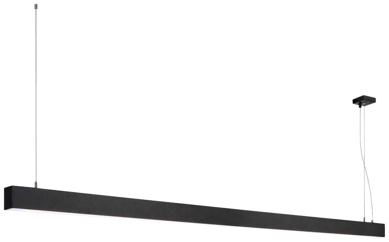 SLV GLENOS 1001409 LED-Pendelleuchte LED fest eingebaut 46W Schwarz