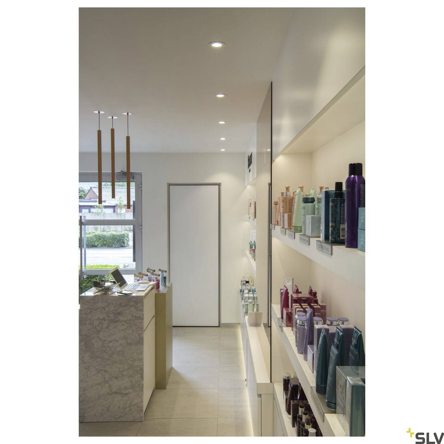 SLV HELIA 30 1002172 LED-Pendelleuchte LED fest eingebaut 10W Gold