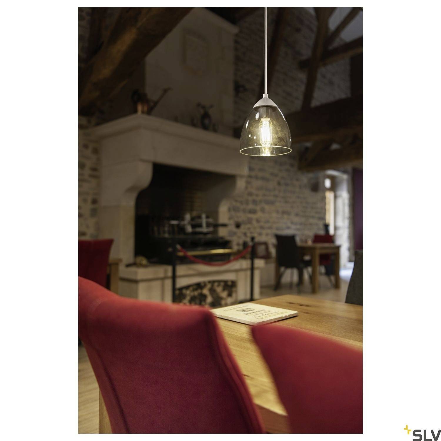 SLV PARA CONE GL 1006160 Pendelleuchte GU10 25W Weiß