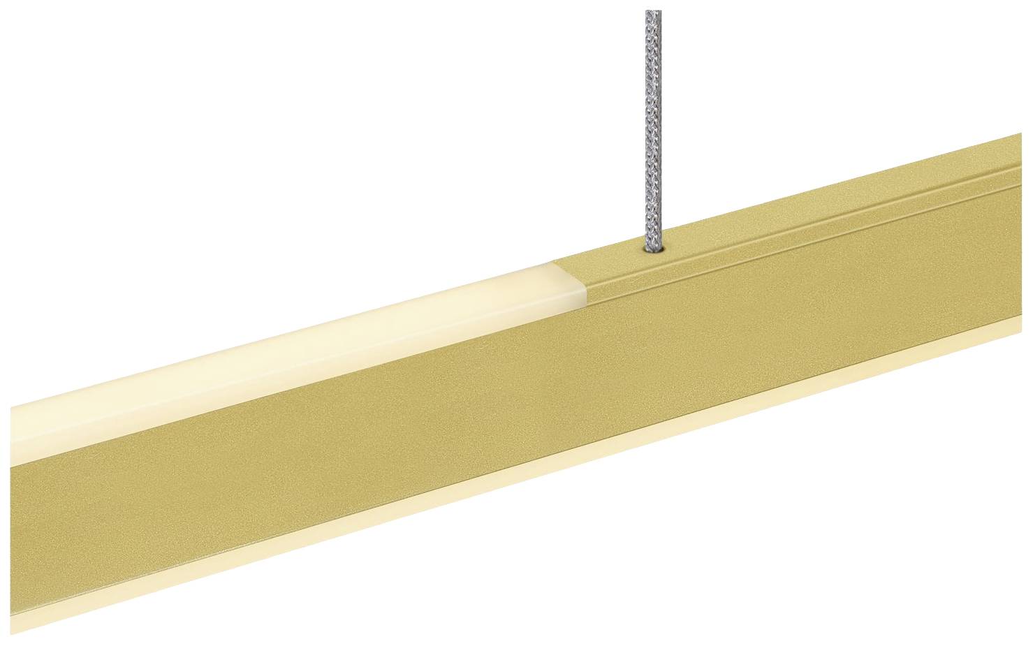 SLV ONE LINEAR 100 1006187 LED-Pendelleuchte LED fest eingebaut 24W Messing