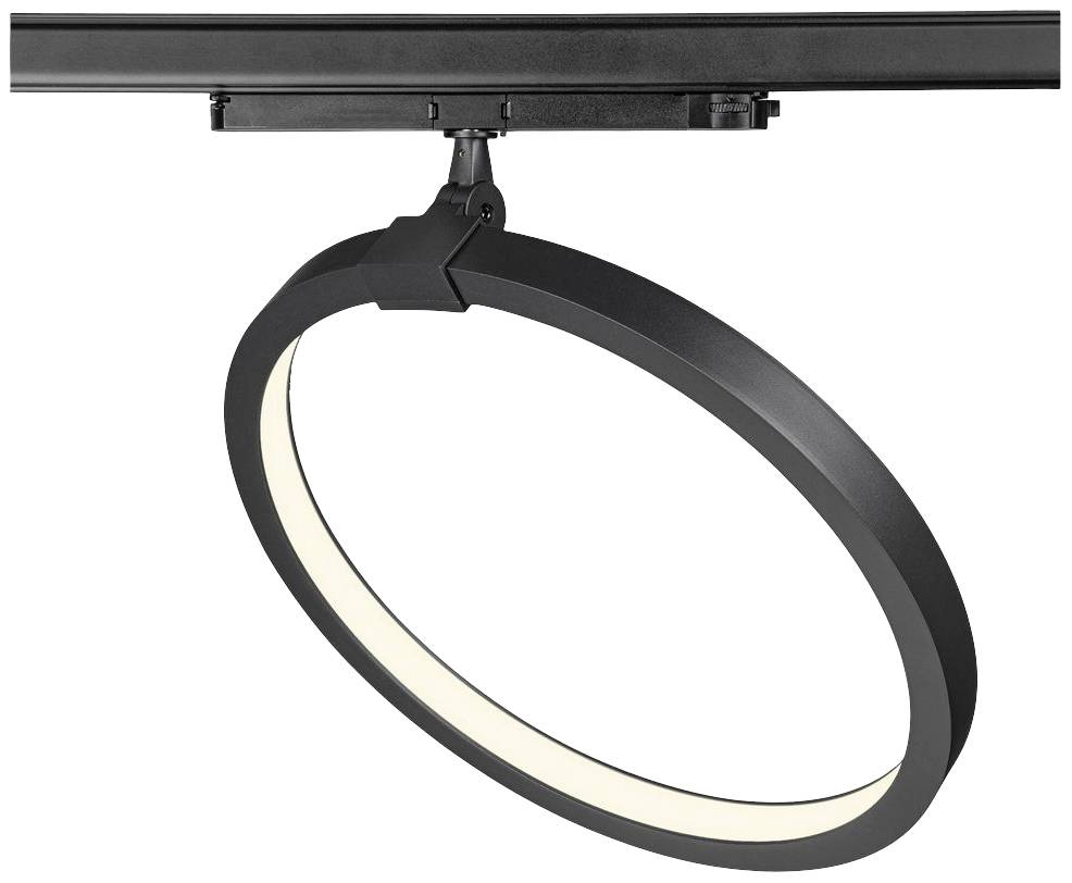 SLV ONE 40 TRACK LED-Schienenstrahler 3phasig LED fest eingebaut Schwarz
