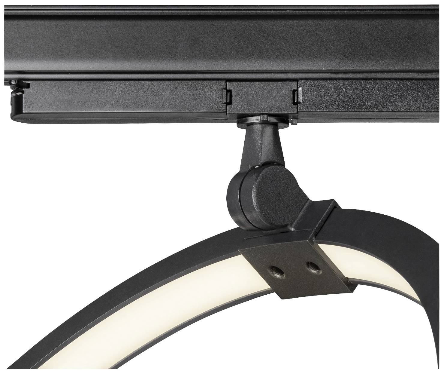 SLV ONE 40 TRACK LED-Schienenstrahler 3phasig LED fest eingebaut Schwarz