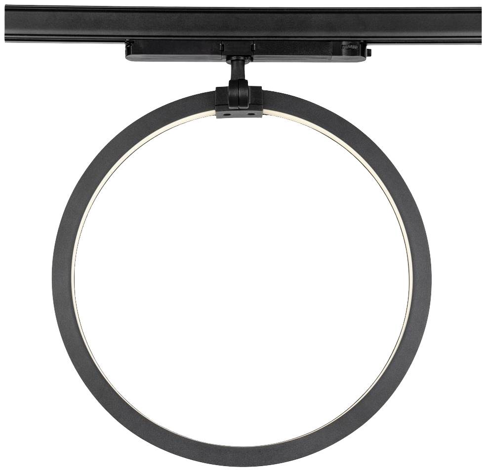 SLV ONE 40 TRACK LED-Schienenstrahler 3phasig LED fest eingebaut Schwarz