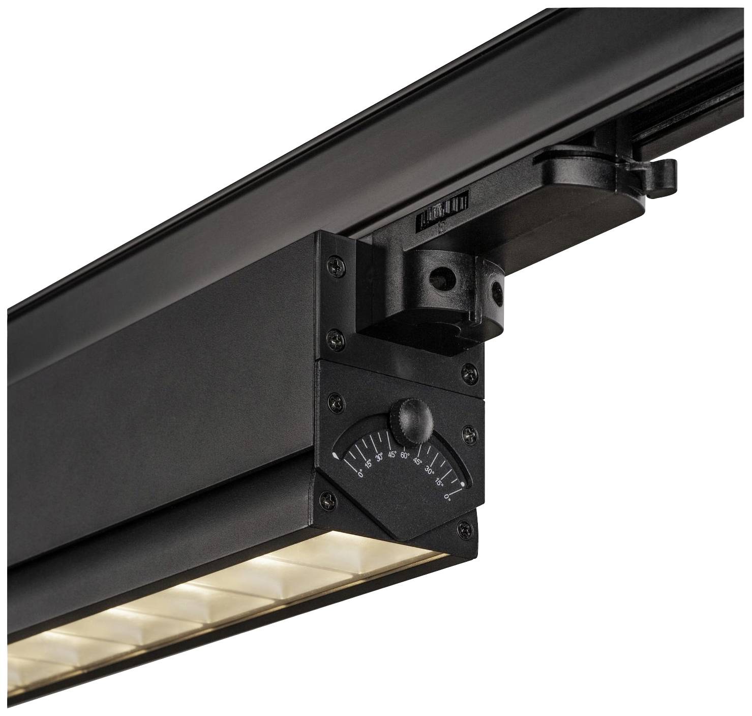 SLV SIGHT MOVE LED-Schienenstrahler 3phasig LED fest eingebaut Schwarz