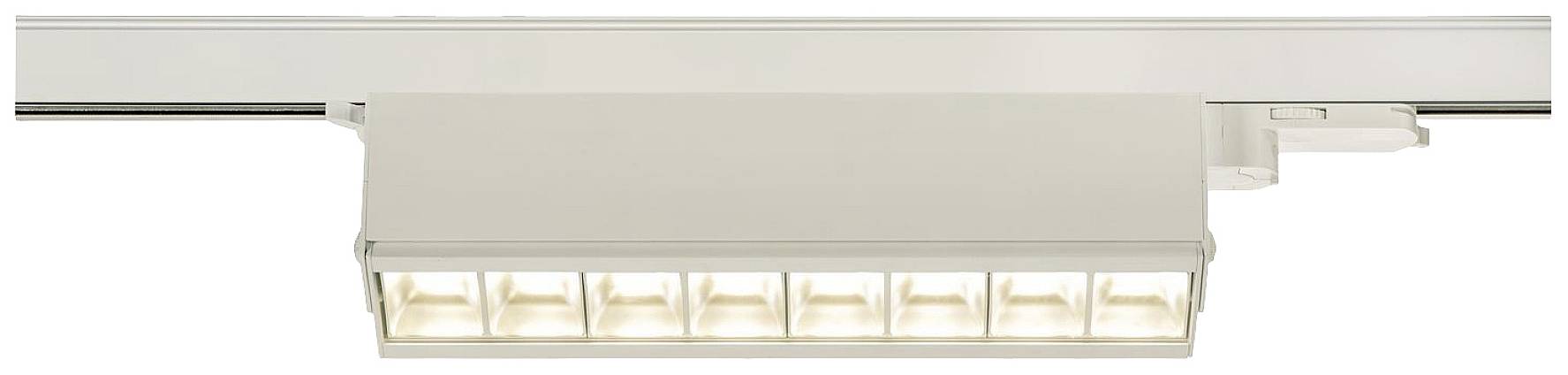 SLV SIGHT MOVE LED-Schienenstrahler 3phasig LED fest eingebaut Weiß