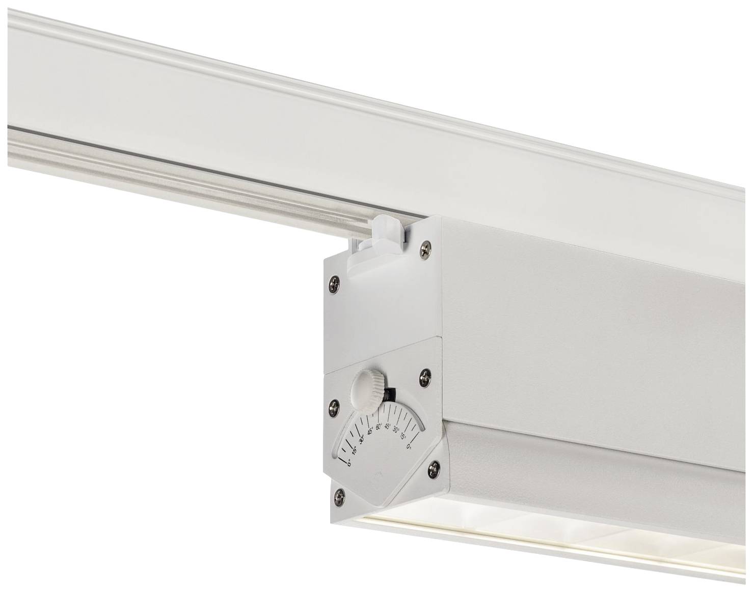 SLV SIGHT MOVE LED-Schienenstrahler 3phasig LED fest eingebaut Weiß