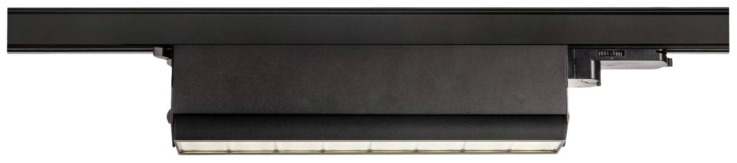 SLV SIGHT MOVE LED-Schienenstrahler 3phasig LED fest eingebaut Schwarz