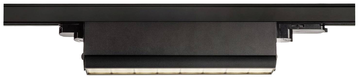 SLV SIGHT MOVE LED-Schienenstrahler 3phasig LED fest eingebaut Schwarz