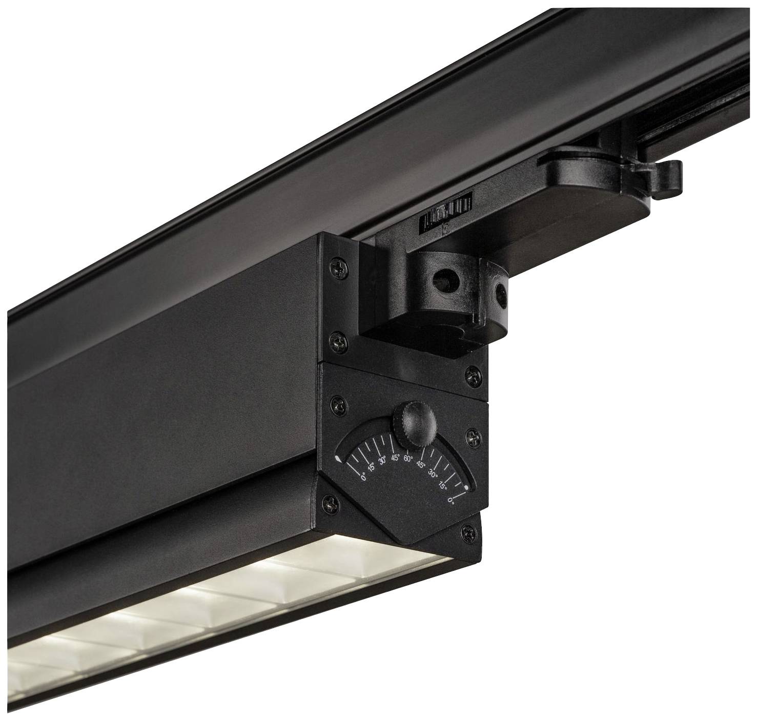 SLV SIGHT MOVE LED-Schienenstrahler 3phasig LED fest eingebaut Schwarz