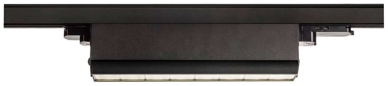 SLV SIGHT MOVE LED-Schienenstrahler 3phasig LED fest eingebaut Schwarz