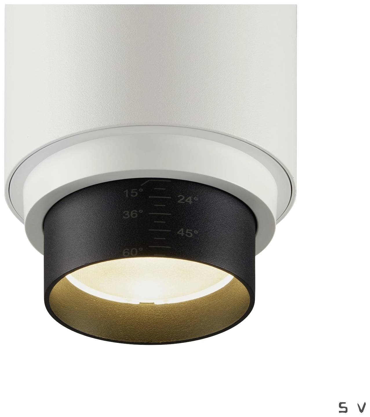 SLV NUMINOS ZOOM M LED-Schienenstrahler 3phasig LED fest eingebaut 20W Weiß