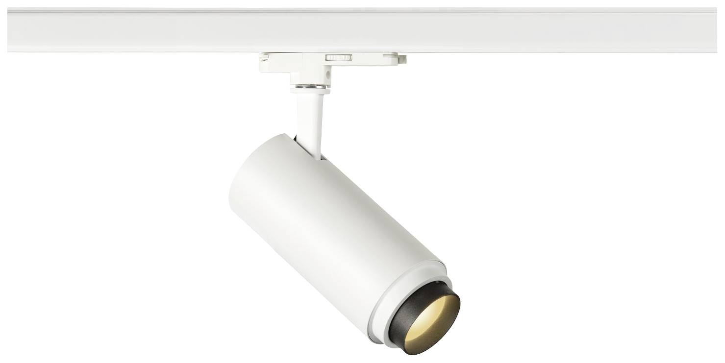 SLV NUMINOS ZOOM M LED-Schienenstrahler 3phasig LED fest eingebaut 20W Weiß