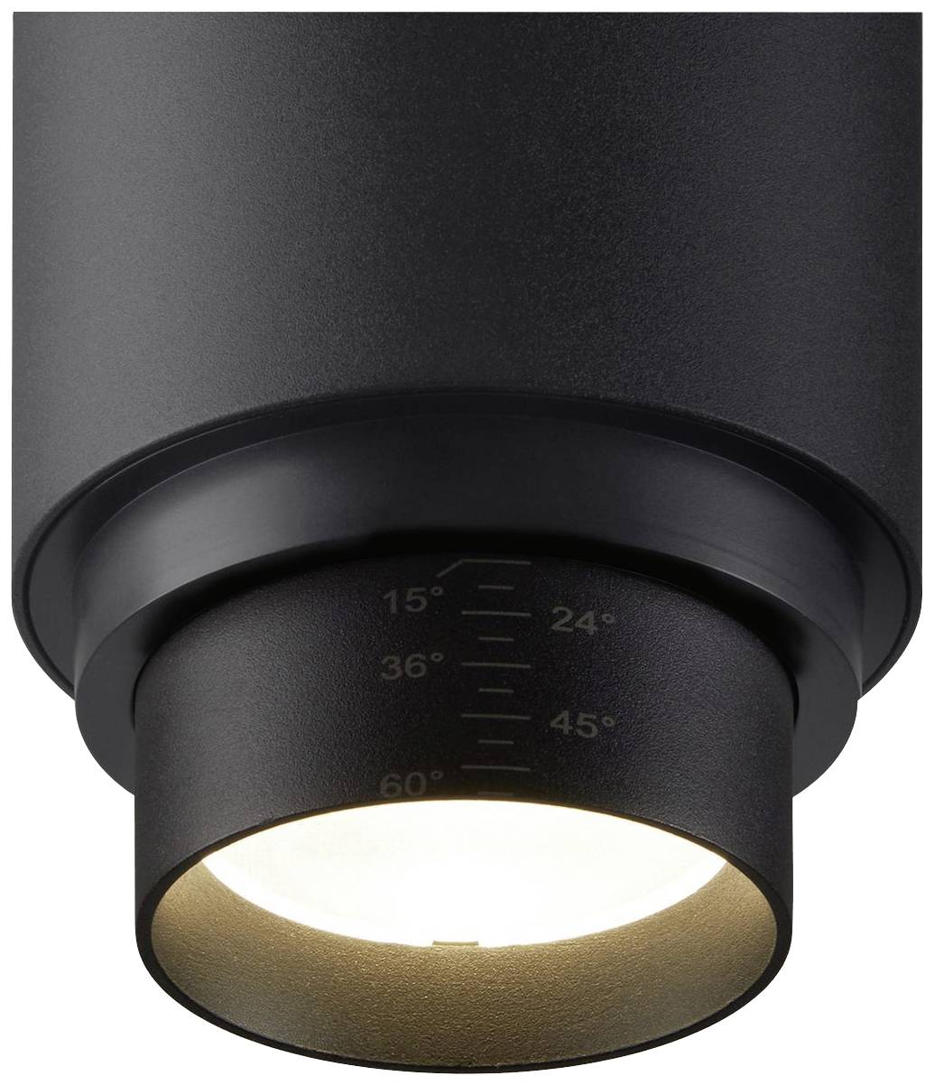 SLV NUMINOS ZOOM M LED-Schienenstrahler 3phasig LED fest eingebaut 20W Schwarz