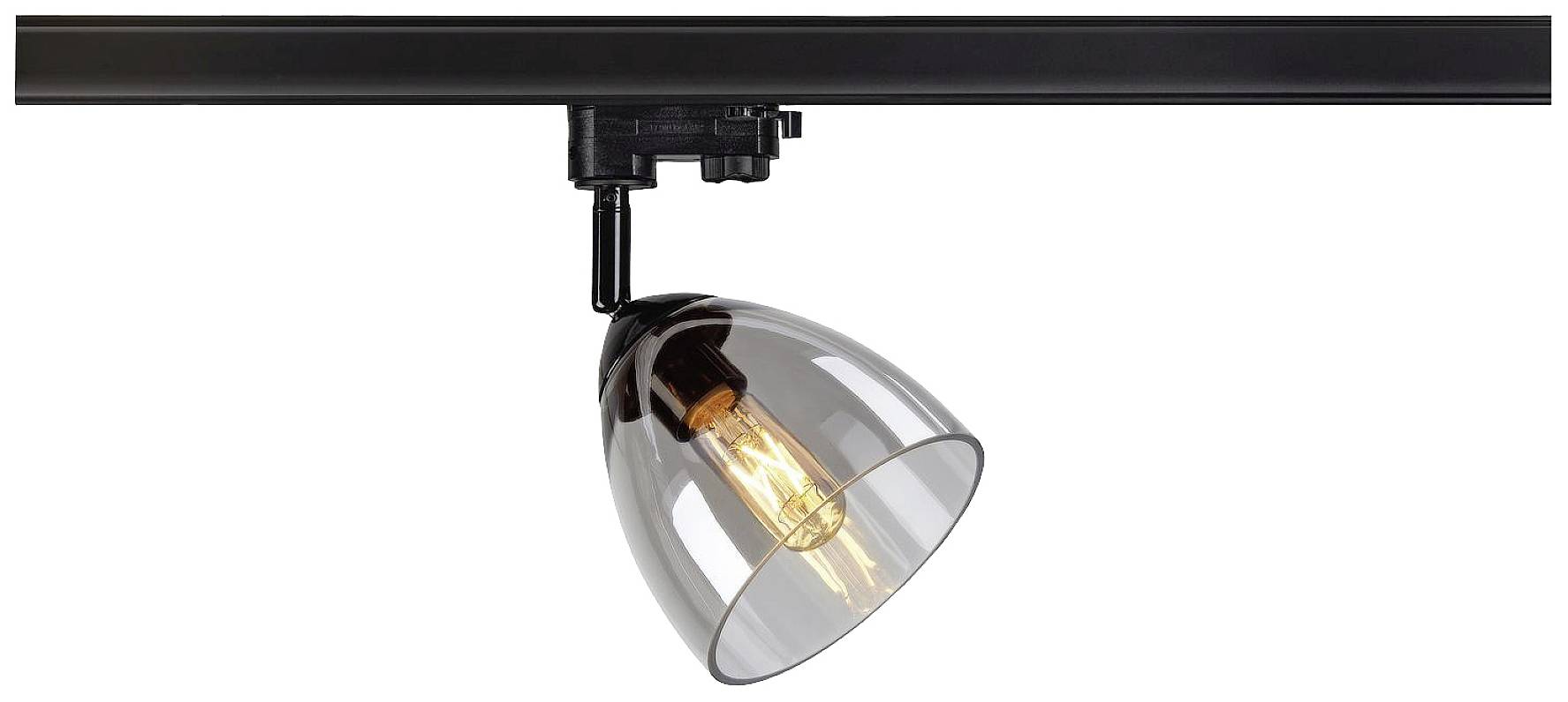 SLV PARA CONE GL LED-Schienenstrahler GU10 25W Schwarz