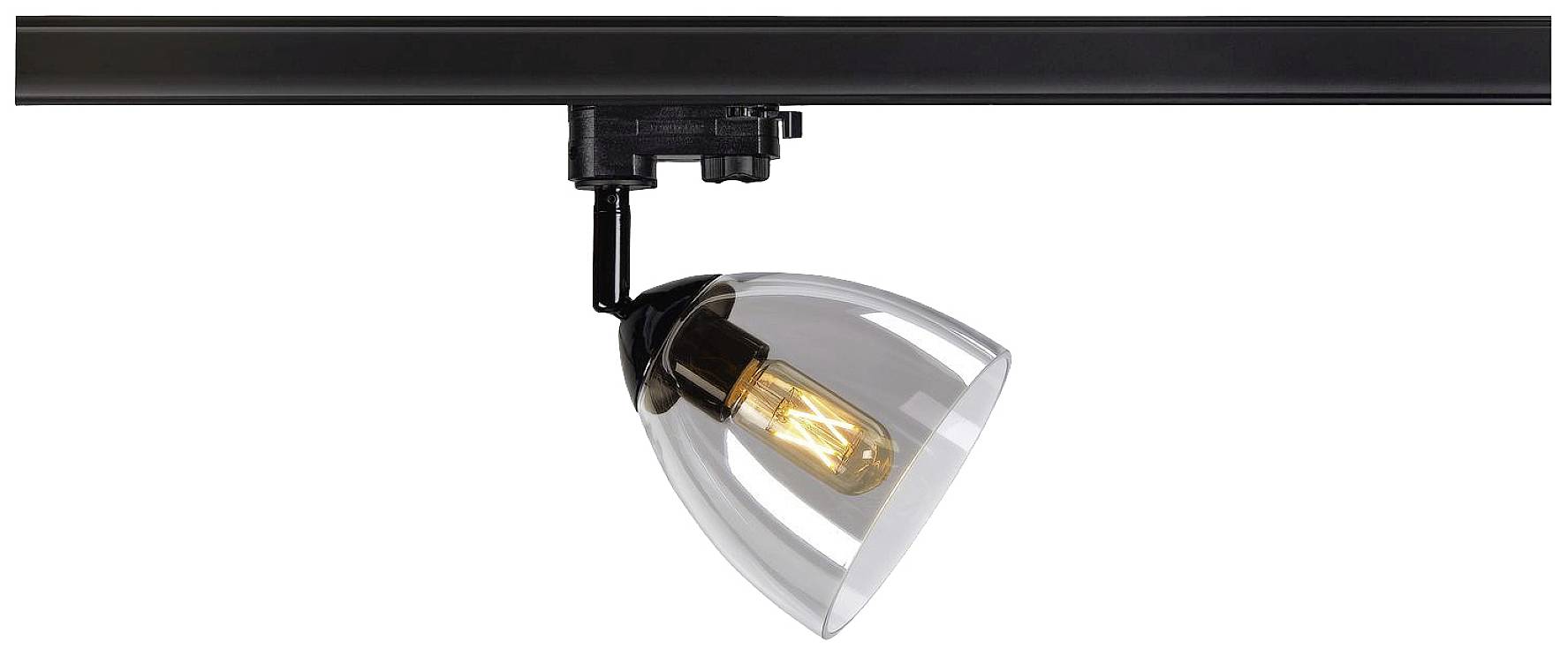 SLV PARA CONE GL LED-Schienenstrahler GU10 25W Schwarz