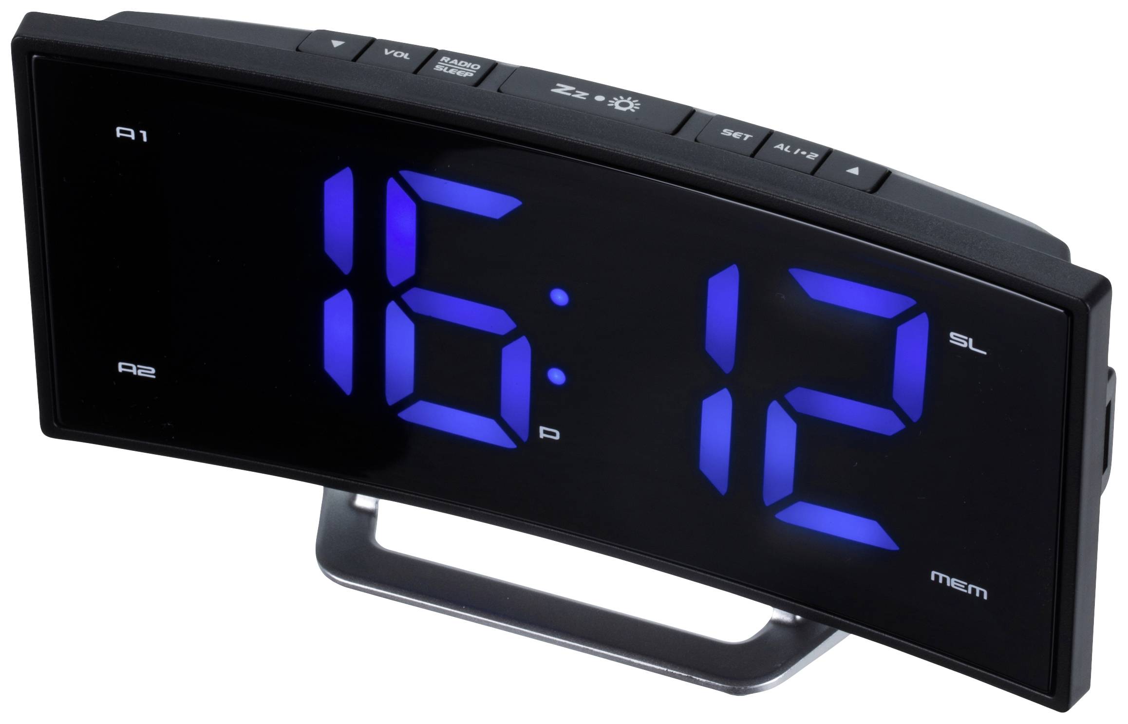 Roxx CR 302 Radiowecker UKW UKW, USB Akku-Ladefunktion, Weckfunktion Schwarz