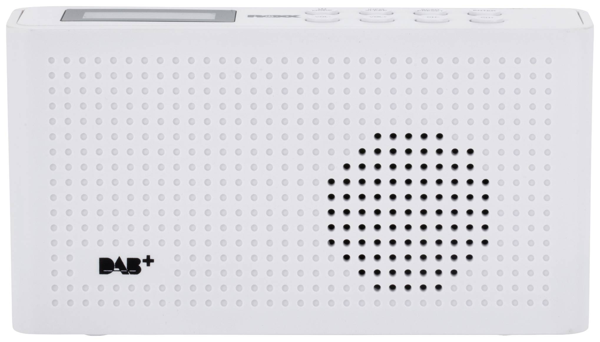 Roxx DAB 201 Taschenradio DAB+, UKW wiederaufladbar Weiß