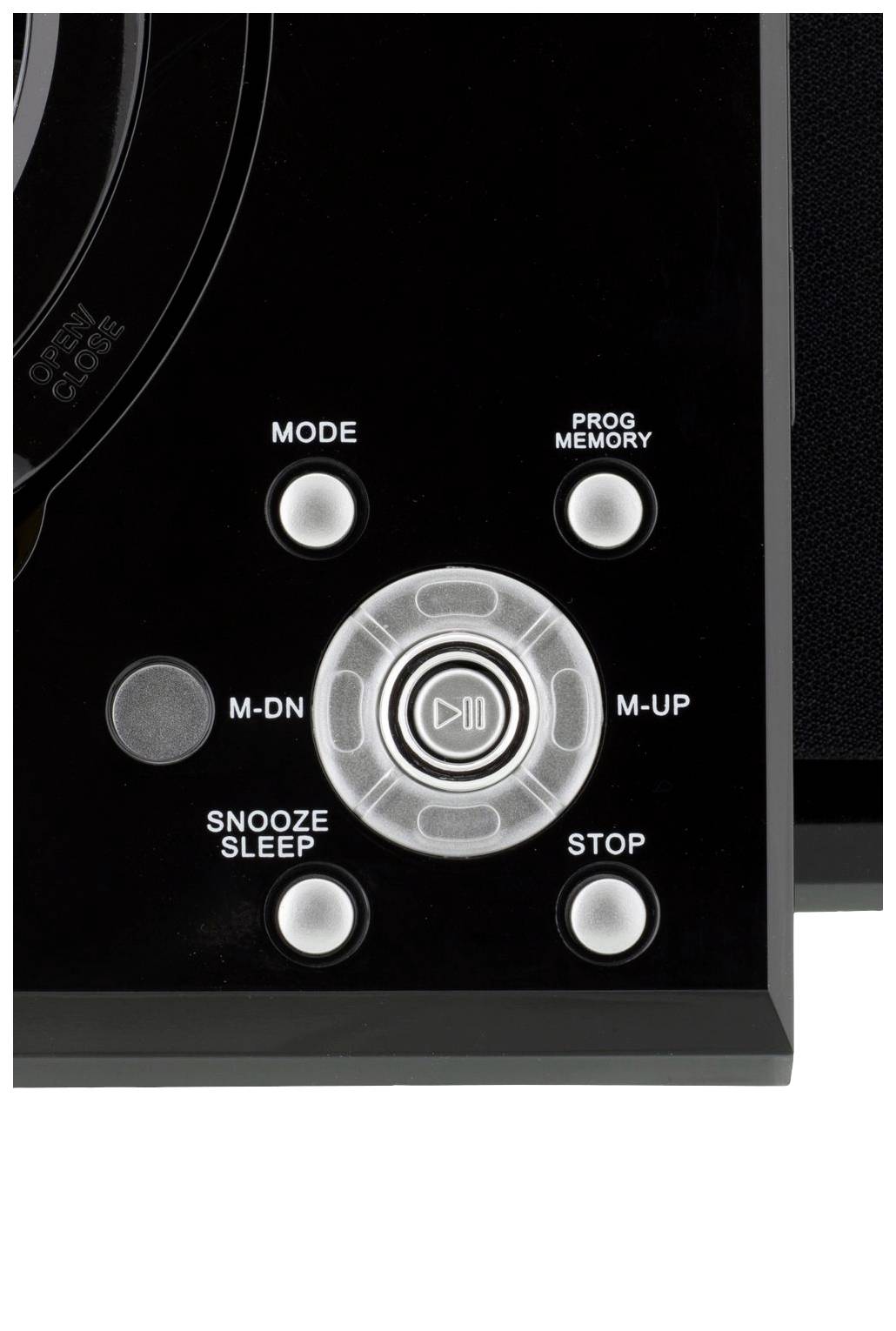 Roxx MC 201 Stereoanlage AUX, CD, UKW, Inkl. Fernbedienung, Inkl. Lautsprecherbox, Weckfunktion Schwarz