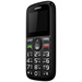 Roxx W 60 AZ Téléphone portable pour séniors avec station de charge, Touche SOS noir