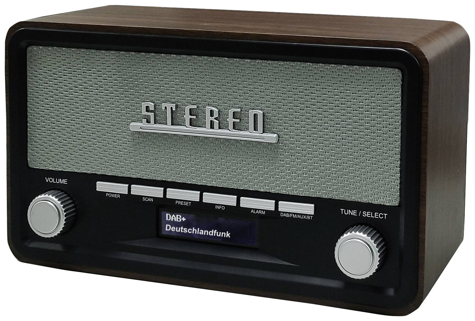 UNIVERSUM DR 350-21 Tischradio DAB+, UKW AUX, Bluetooth® Weckfunktion Braun