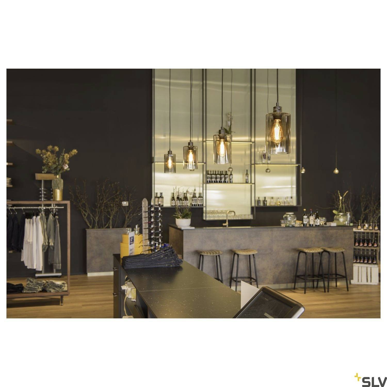 SLV Textilkabel 961270 Verbindungskabel Schwarz