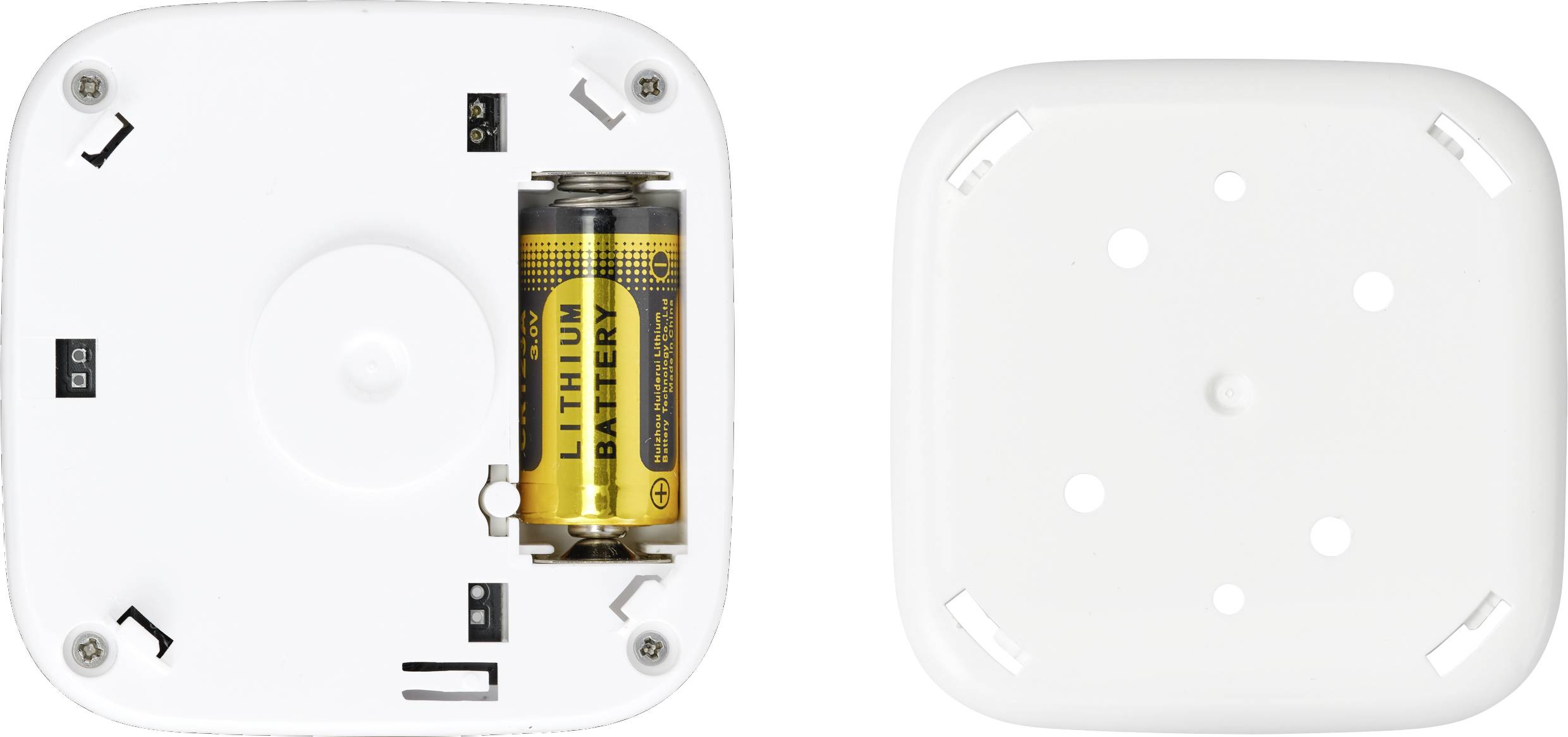 Sygonix SY-5040174 Funk-Rauchwarnmelder inkl. 5 Jahres-Batterie, vernetzbar batteriebetrieben (B x H x T) 76 x 76 x 29mm