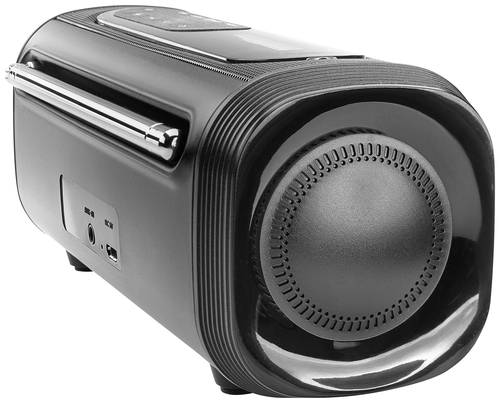 Dual MCR150 Kofferradio DAB+, UKW Bluetooth® wiederaufladbar Schwarz