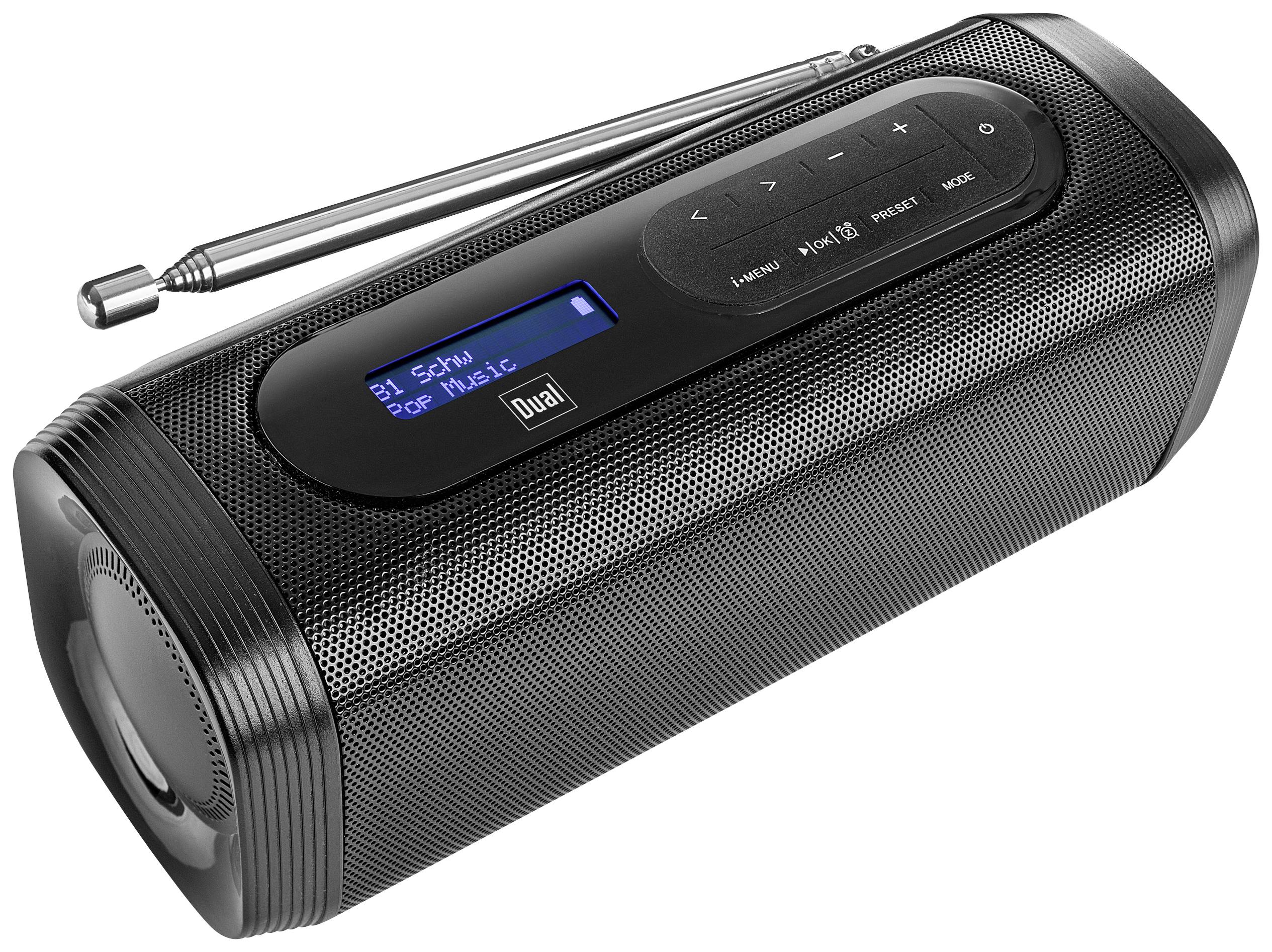 Tragbares DAB/DAB+ & FM Radio Mit Bluetooth – Wiederaufladbar, 15h Laufzeit, LCD, 3W Stereo | I-Box