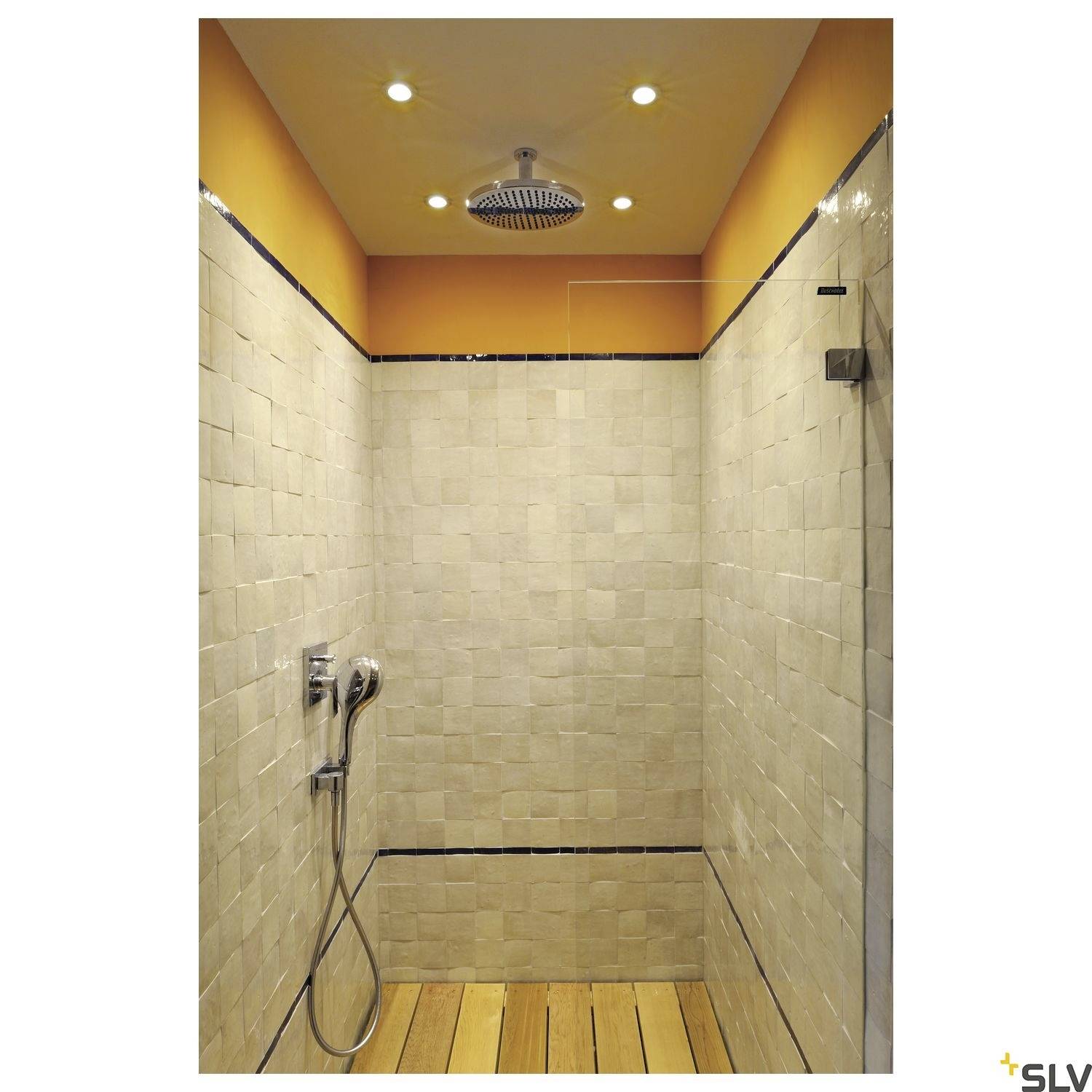 SLV 1001166 DOLIX OUT LED-Einbauleuchte GU10 50W Chrom