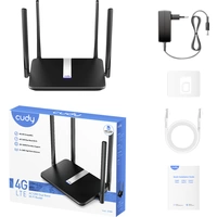 cudy LT500 WLAN-Router mit LTE Integriertes Modem: LTE 5 GHz 1200 MBit/s cudy LT500 WLAN-Router mit LTE Integriertes Modem: LTE 5 GHz 1200 MBit/s