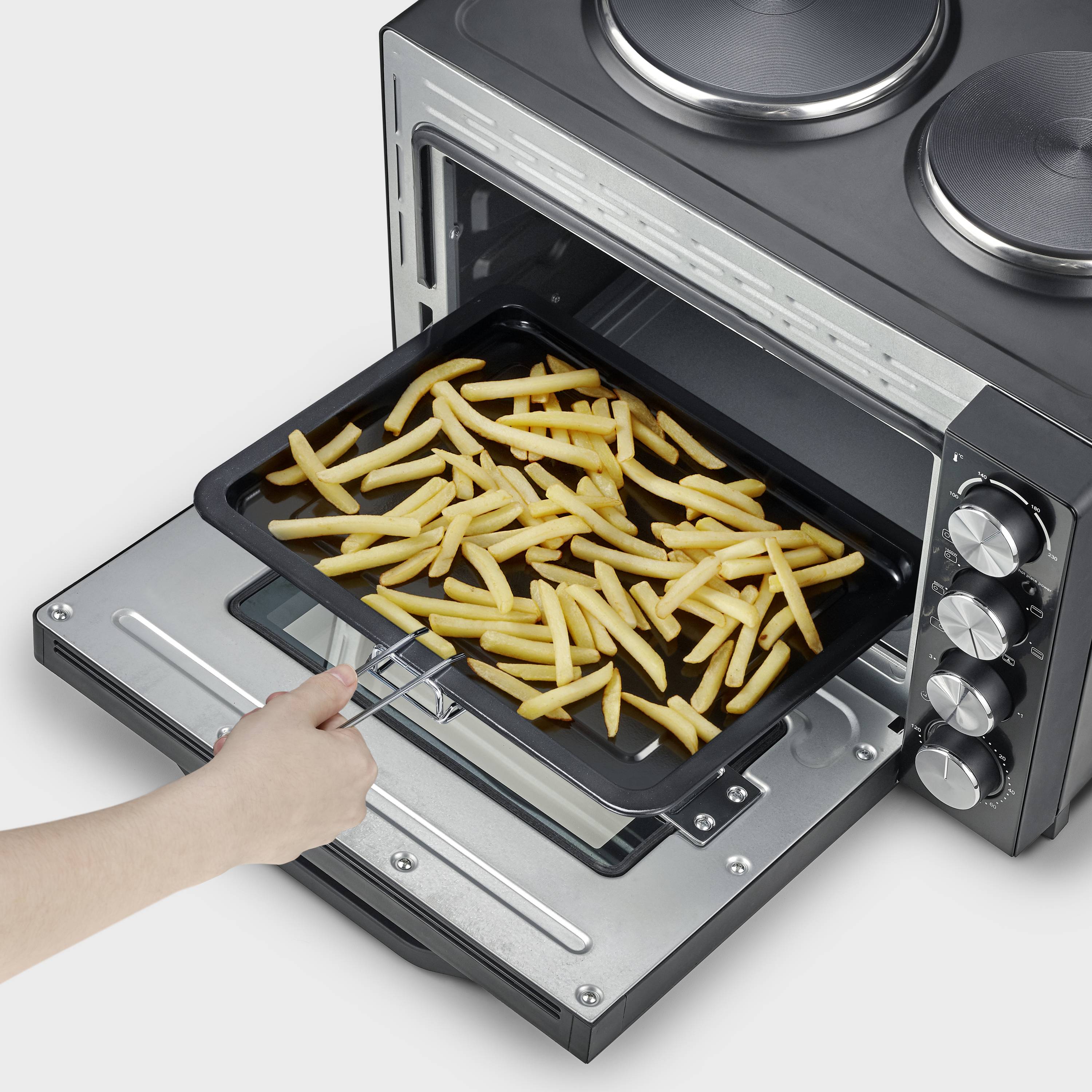 Severin 2074 Minibackofen Timerfunktion, Grillfunktion, mit Kochfunktion, Kontrollleuchte 30l